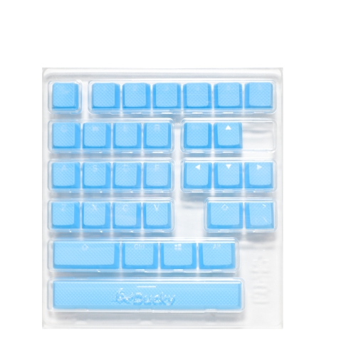 Rubber Gaming Keycap set - Blue - 31pcs