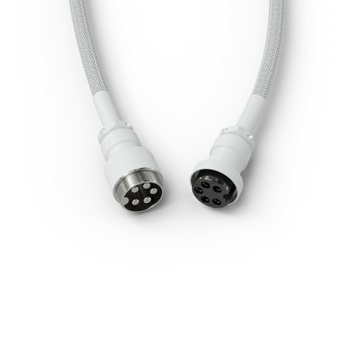 Glorious Coiled USB-C Cable - Ghost