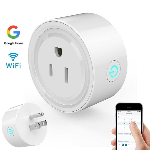 Epex Smart Wi-Fi Plug, Power Socket Outlet, Mini Socket Compatible with Google Home, Alexa