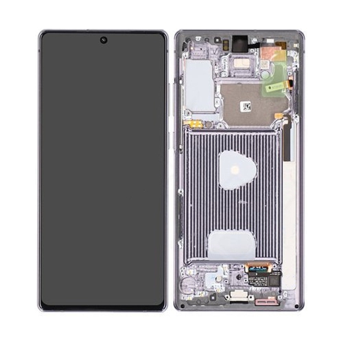ESOURCE PARTS  Replacement Lcd Display Touch Screen Digitizer Assembly + Frame for Samsung Galaxy Note 20 5G (Sm-N981W) - Mystic In Grey