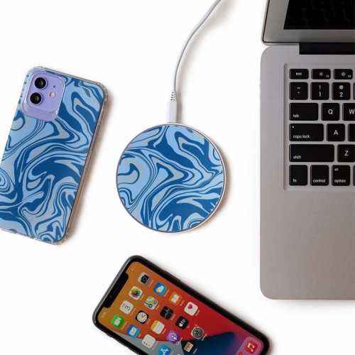 Blue Swirl Wireless Charging Pad Best Buy Canada