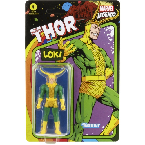 Marvel Legends Retro 3.75 Inch Action Figure Wave 4 - Loki