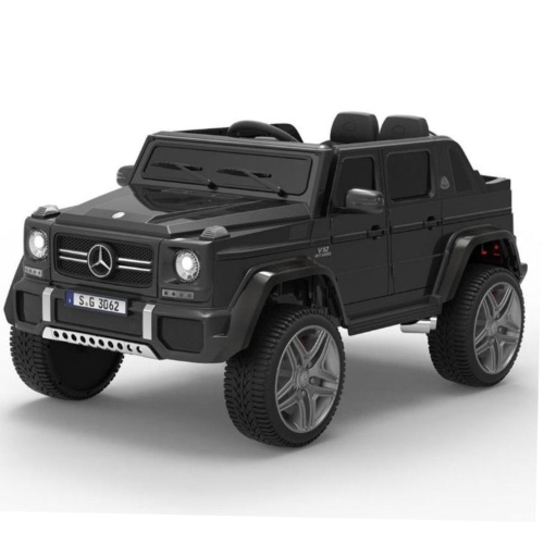 KidsVIP Kids Ride on Mercedes Benz Maybach G650 12&nbsp;V électrique 4x4 à TI alimenté par batterie&nbsp;: Roues en caoutchouc, 1 siège en cuir,