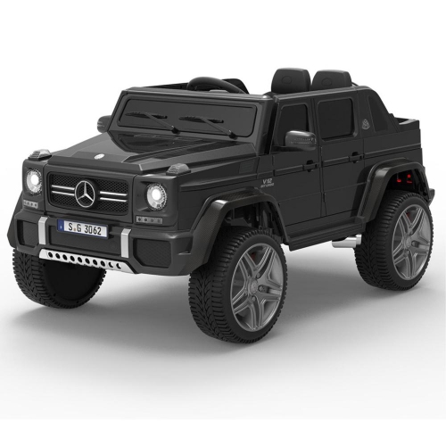 KidsVIP Kids Ride on Mercedes Benz Maybach G650 12 V électrique 4x4 à TI alimenté par batterie : Roues en caoutchouc, 1 siège en cuir,