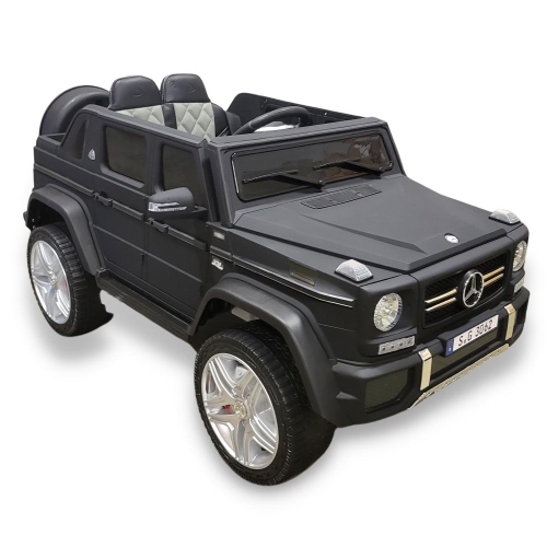 KidsVIP Kids Ride on Mercedes Benz Maybach G650 12 V électrique 4x4 à TI alimenté par batterie : Roues en caoutchouc, 1 siège en cuir,
