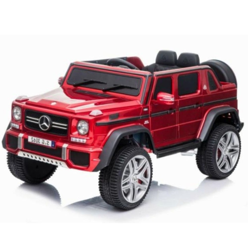 KidsVIP Kids Ride on Mercedes Benz Maybach G650 12&nbsp;V électrique 4x4 à TI alimenté par batterie&nbsp;: Roues en caoutchouc, 1 siège en cuir,
