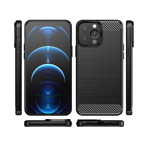 PANDACO Red Brushed Metal Case for iPhone 13 Pro