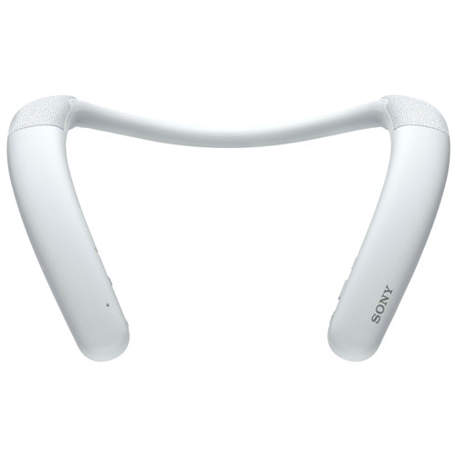Haut-parleur tour de cou sans fil Bluetooth SRS-NB10 de Sony - Blanc