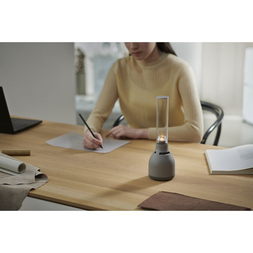 Sony LSPXS3 Glass Sound Bluetooth Wireless Speaker - Grey