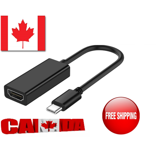 USB C Type C To HDMI Cable TV AV Adapter Mobile Phone Tablet HDTV For Android CA