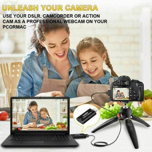HDMI to USB 2.0 Video Capture Card Screen Recorder 1080P HD Game Live Streaming