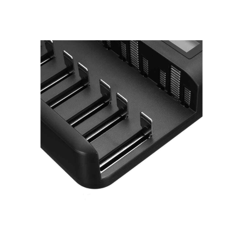 8 Slot Smart Battery Charger LCD Display for C/D/AA/AAA Rechargeable Batteries