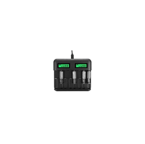 8 Slot Smart Battery Charger LCD Display for C/D/AA/AAA Rechargeable Batteries
