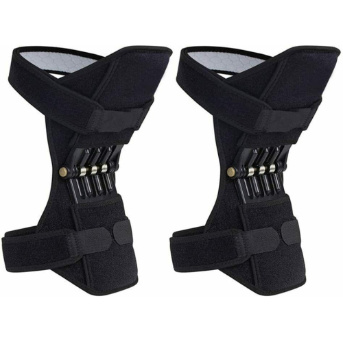2PCS Leg Power Knee Stabilizer Pads Patella Booster Spring Knee Brace  Support