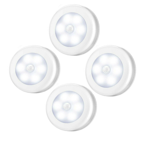 SAG  Super Bright Led Motion Sensor Lights Magnets Optional Sticky Pads Bathroom Hall