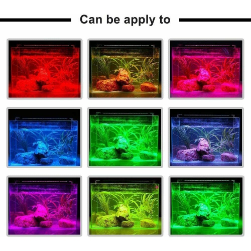 Aquarien Eco RGB Full Spectrum Aqua Plant Fish Tank Lamp LED Hoods Lighting