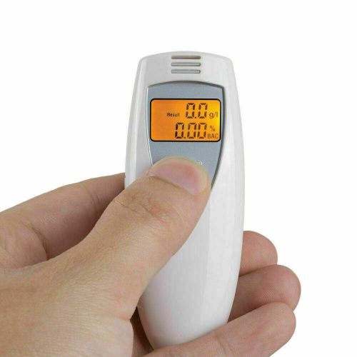 Digital Portable Breath personal Breathalyzers Alcohol Tester with Mouthpiece CA
