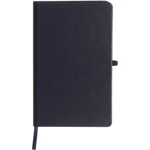 WALLDECA  Classic Lined Notebook Journal, Hard Cover, 240 Pages, Ruled 8.25 X 5" (Blue)