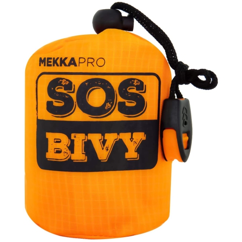MEKKAPRO  Sos Emergency Thermal Bivy Sleeping Bag With Survival Whistle, Survival Bivvy Sack