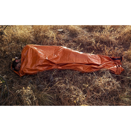 MEKKAPRO SOS Emergency Thermal Bivy Sleeping Bag with Survival Whistle, Survival Bivvy Sack