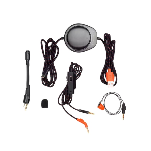 JBL Quantum 300 Hybrid Wired Over-ear PC Gaming Headset with flip-up mic - Open Box