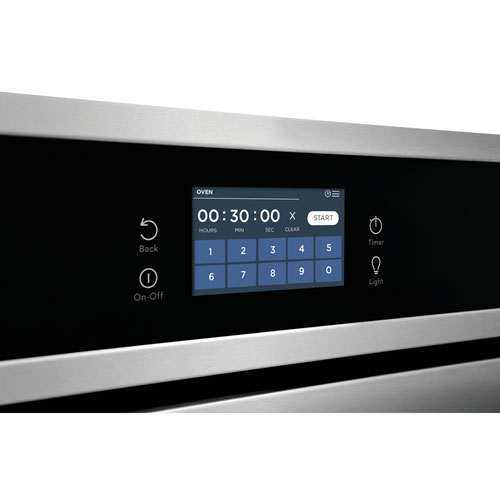Frigidaire 30" 5.3 Cu. Ft. Combination Self-Clean Electric Wall Oven (FCWS3027AS) - Stainless