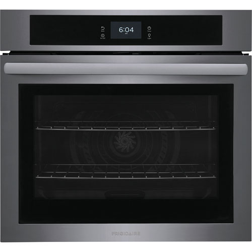 Frigidaire 30" 5.3 Cu. Ft. Combination Self-Clean Electric Wall Oven - Black Stainless