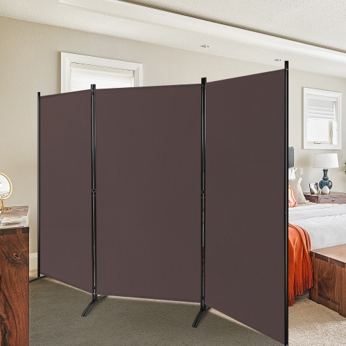 Costway 3-Panel Room Divider Folding Privacy Partition Screen for Office Room