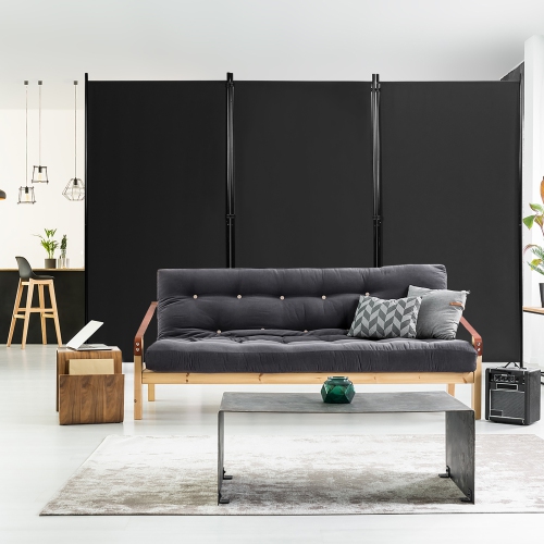 Costway 3-Panel Room Divider Folding Privacy Partition Screen for Office Room