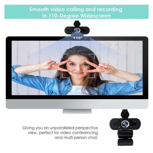 1080P HD 3MP Webcam Auto Focus Microphone USB Web Camera for Live Video