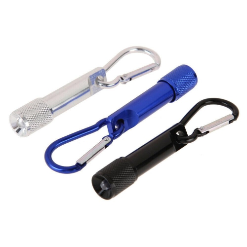 Portable Mini Handy Sport Outdoor LED Flashlight Torch Light With Carabiner
