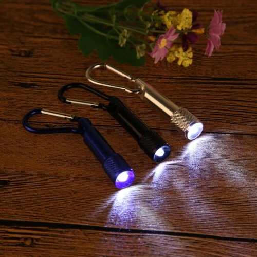 Portable Mini Handy Sport Outdoor LED Flashlight Torch Light With Carabiner