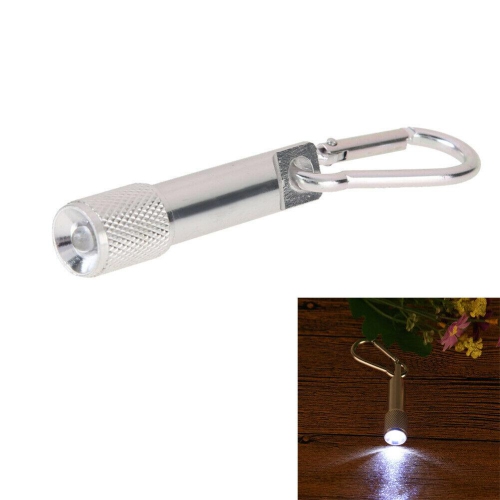 Portable Mini Handy Sport Outdoor LED Flashlight Torch Light With Carabiner