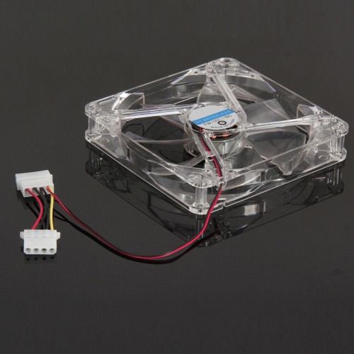 12cm 120mm RED LED 12V 4Pin Computer PC Case Cooler CPU Cooling LED Fan