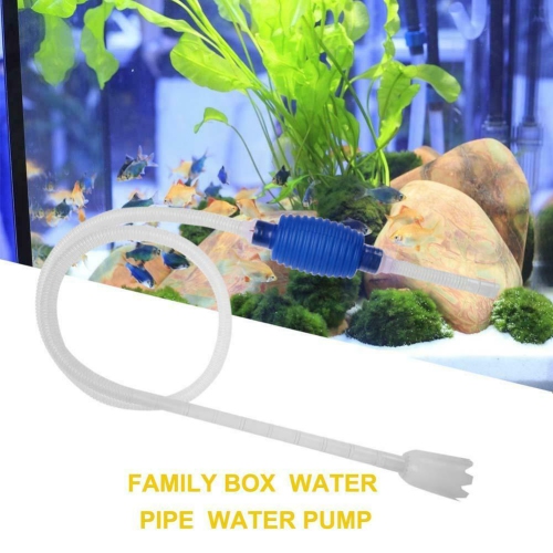 Aquarium Fish Tank Vacuum Siphon Gravel Suction Filter Cleaner Water Change