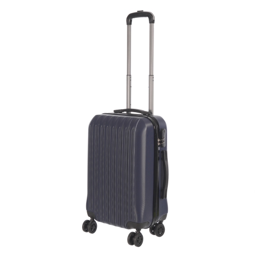 NICCI  20" Carry-On Luggage Grove Collection - Dark In Blue