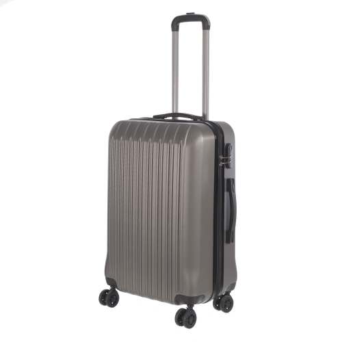 Valise moyenne de 24 po de la collection Luggage Grove de NICCI - Anthracite