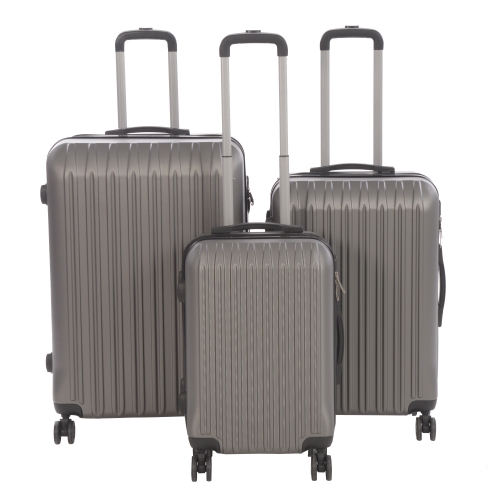 Valise moyenne de 24 po de la collection Luggage Grove de NICCI - Anthracite