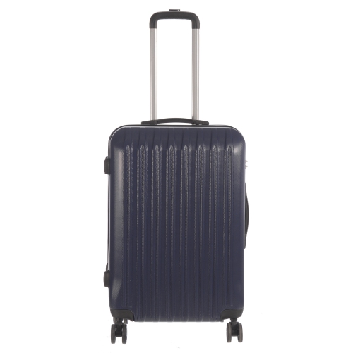 NICCI  24" Medium Size Luggage Grove Collection - Dark In Blue