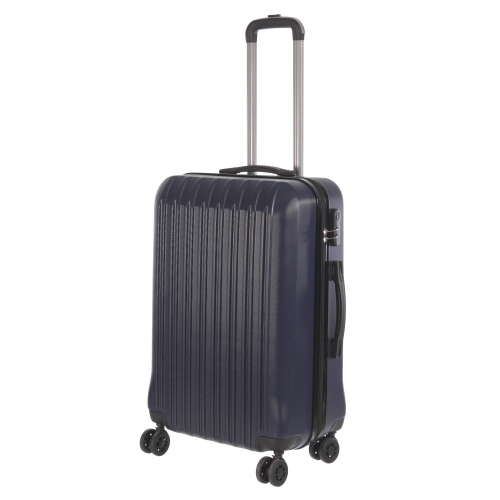 NICCI 24" Medium Size Luggage Grove Collection - Dark Blue