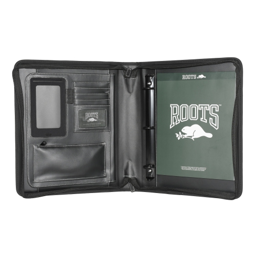 ROOTS Deluxe Binder with Two Zipper Rounds