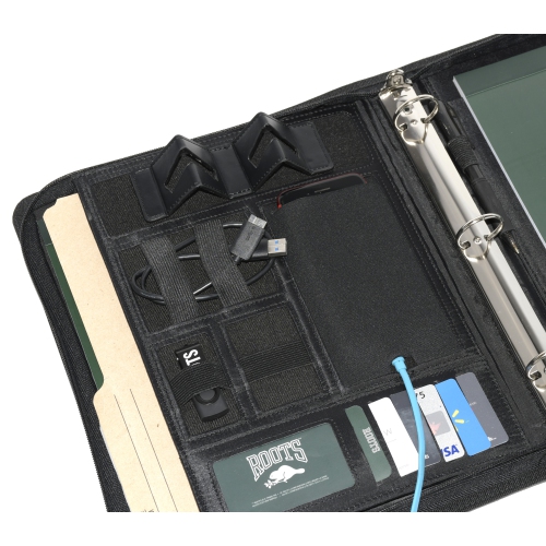 ROOTS Zip Around Padfolio with Handle