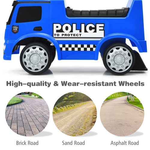 Costway Kids Ride On Push Police Car Licensed Mercedes Benz Push and Ride Racer