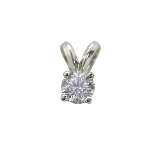 0.25 Carat Lab Grown Diamond Pendant in 14K White Gold