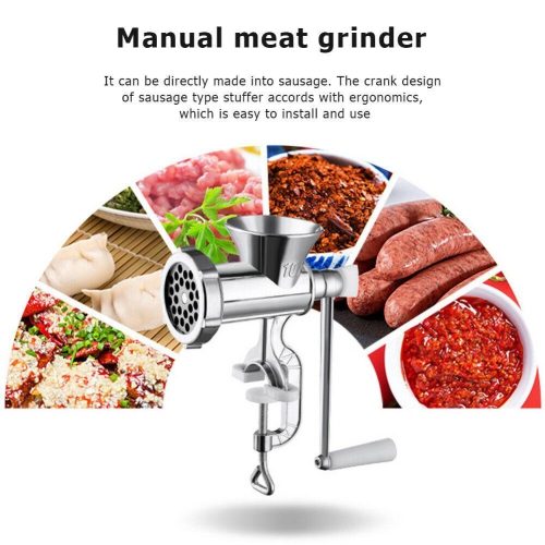 Manual Meat Grinder Aluminum Alloy Sausages Pasta Maker Kitchen Gadgets