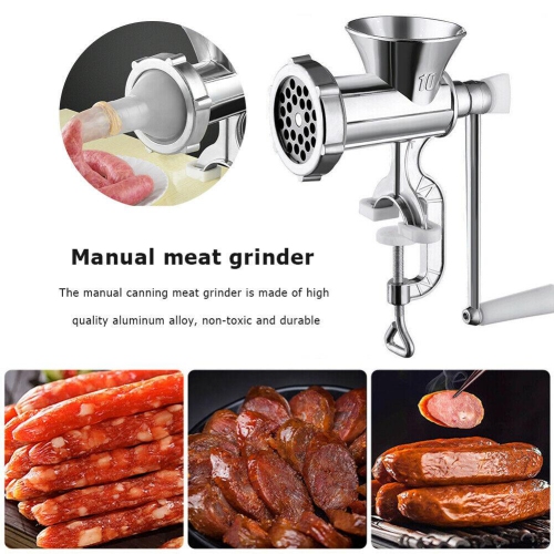 Manual Meat Grinder Aluminum Alloy Sausages Pasta Maker Kitchen Gadgets
