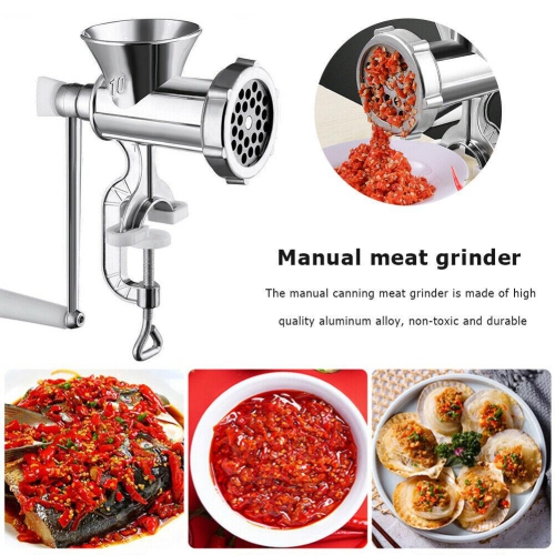 Manual Meat Grinder Aluminum Alloy Sausages Pasta Maker Kitchen Gadgets
