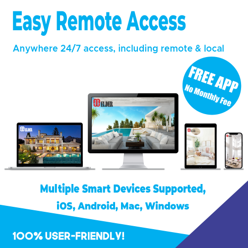 Elder 4K NVR 4-Channel PoE, Intelligent NVR Security System H.265, Smart Home Recorder for CCTV Camera Surveillance, 4K HDMI Out, Ultimate-I Series