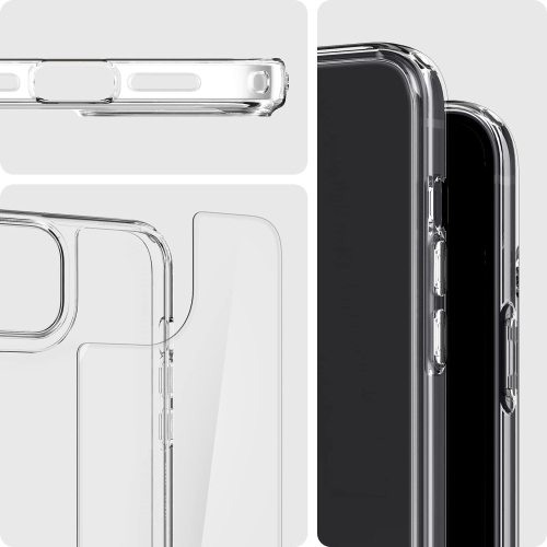 Spigen Quartz Hybrid Designed for Apple iPhone 13 Mini Case - Crystal Clear