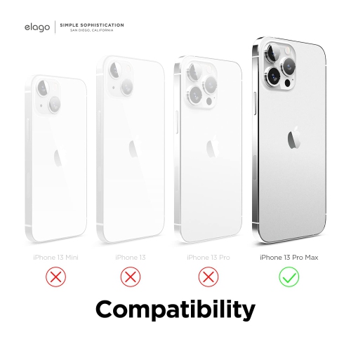elago Magnetic Silicone Case Compatible with iPhone 13 Pro Max Case 6.7 Inch Compatible with MagSafe - Built-in Magnets, Pro